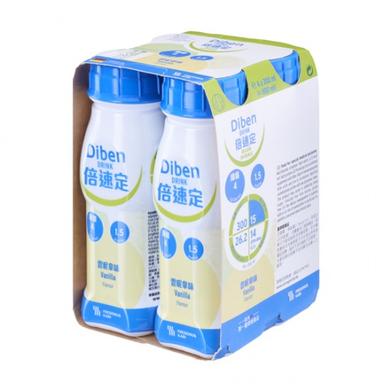 倍速定關注血糖營養品 200ml X4 (最少需購買36樽)